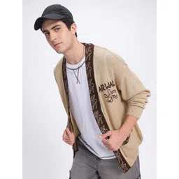 glitchez Chill Vibes Only Self-Design Conversational Cardigan-picture-10