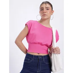 glitchez Cinch & Slay Extended Sleeves Cinched Waist Crop Top-picture-41