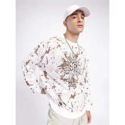 glitchez City Cool Printed Cotton Terry Oversized Sweatshirt-picture-30