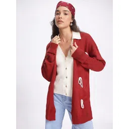 glitchez Elevated Essentials Lace-Up Detail Longline Front-Open Sweater-picture-19