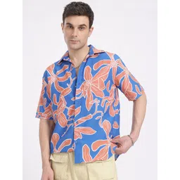 glitchez Floral Fantasy Printed Relaxed Fit Shirt-picture-21