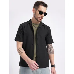 glitchez Forever Classic Cuban Collar Relaxed Fit Shirt-picture-20