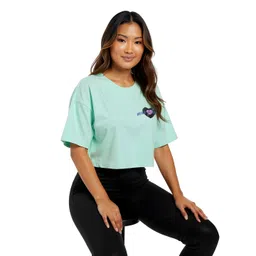 glitchez Graphic Printed Boxy T-shirt-picture-10