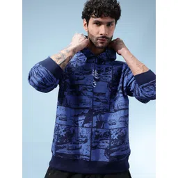 glitchez Graphic Printed Hooded Oversized Pullover-picture-34