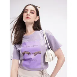 glitchez Graphic Printed Relaxed T-shirt-picture-27