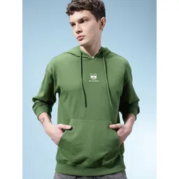 glitchez Hooded Drop-Shoulder Sleeves Relaxed Sweatshirt-image-40