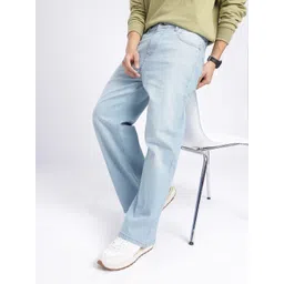 glitchez Men Bootcut Light Fade Stretchable Jeans-picture-14