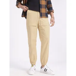 glitchez Men Calm-N-Relax Pure Cotton Joggers with Mock Pockets-picture-26