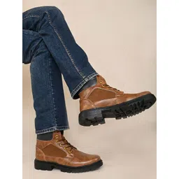 glitchez Men Casual Block-Heeled Regular Boots-picture-28