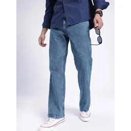 glitchez Men Chill Finesse Flared Light Fade Jeans-image-17