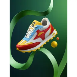 glitchez Men Colourblocked Leather Everyday Sneakers-picture-38