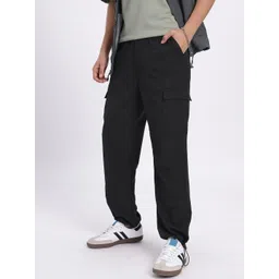 glitchez Men Comfy Street Relaxed Fit Cargo Style Trouser-picture-33