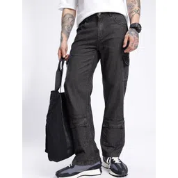 glitchez Men Cool Edge Relaxed Fit Cargo Style Jeans-picture-38