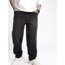 glitchez Men Cool Touch Paneling Skater Fit Jeans-picture-21