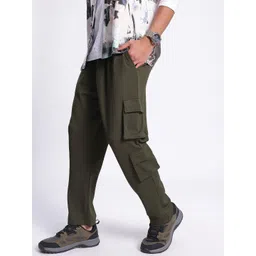 glitchez Men Diamond Softness Street Couture Relaxed Fit Track Pants-picture-35