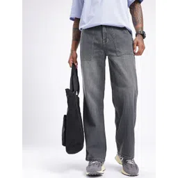 glitchez Men Downtown Dope Wide Leg Light Fade Jeans-picture-15