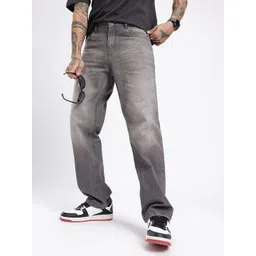 glitchez Men Edgy Vibe Straight Fit Light Fade Jeans-picture-15