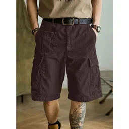glitchez Men High-Rise Cargo Shorts-picture-35