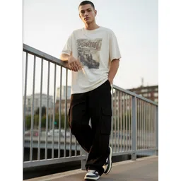 glitchez Men High-Rise Cargos Trousers-picture-27