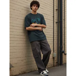 glitchez Men High-Rise Cargos Trousers-picture-18