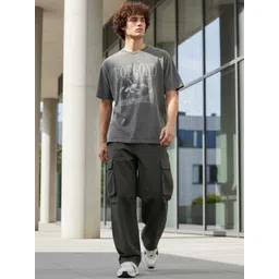 glitchez Men High-Rise Cargos Trousers-picture-30