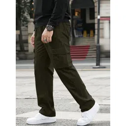 glitchez Men High-Rise Cargos Trousers-picture-10