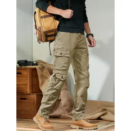 glitchez Men High-Rise Cargos Trousers-picture-10