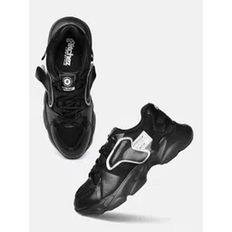 glitchez Men Lace-Ups Chunky Sole Sneakers-picture-38