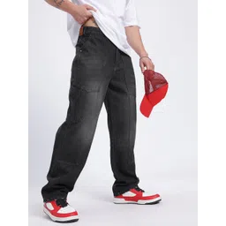 glitchez Men Mid-Rise Panelled Light Fade Straight Fit Jeans-picture-34