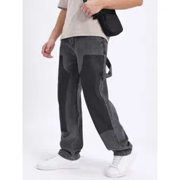 glitchez Men Mid-Rise Panelled Straight Fit Jeans-picture-35