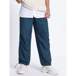 glitchez Men Modern Street Regular Fit Parachute Trousers-picture-34