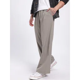 glitchez Men Pleated Wide Leg Trousers-picture-26