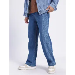 glitchez Men Printed Loose Fit Jeans-picture-22