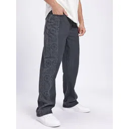 glitchez Men Printed Printed Fit Mid-Rise Stretchable Jeans-picture-25