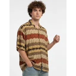 glitchez Men Relaxed Printed Casual Shirt-picture-12