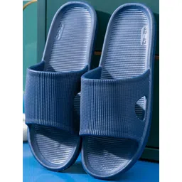 glitchez Men Self Design Sliders Flip Flops-picture-22