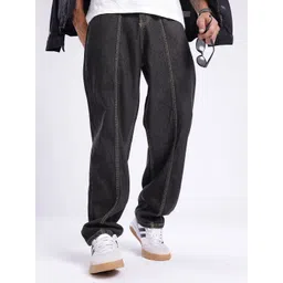 glitchez Men Skater Light Fade Panelled Jeans-picture-39