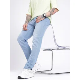 glitchez Men Slim Fit Light Fade Stretchable Jeans-picture-38