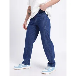 glitchez Men Straight Fit Panelled Jeans-picture-21