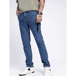 glitchez Men Street Cool Slim Fit Stretchable Jeans-image-10