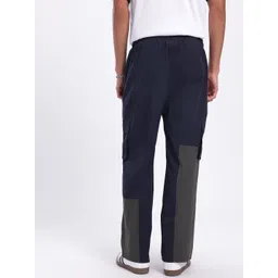 glitchez Men Street Savvy Colourblocked Baggy Fit Cargos image 4