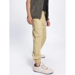 glitchez Men Street Texture Twill Relaxed Fit Joggers-picture-27