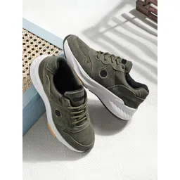 glitchez Men Textured Leather Sneakers-picture-20