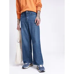glitchez Men Timeless Cool Loose Bootcut Light Fade Jeans-picture-21