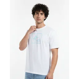 Glitchez Men Typography Printed Round Neck Drop Shoulder Pure Cotton Oversize Fit T-shirt-image-31