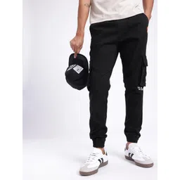 glitchez Men Urban Cool Printed Stretchable Cargo Jeans-picture-15