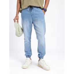 glitchez Men Urban Heart Vibes Printed Light Fade Stretchable Jogger-picture-26