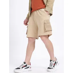 glitchez Men Utility-Rich Regular Fit Knee Length Cargo-Style Shorts-picture-29
