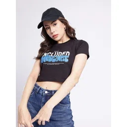 glitchez Mistakes And Growth Printed Crop T-shirt-picture-20