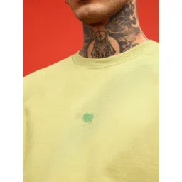 glitchez Modern Swag Typography Printed Cotton Terry Oversized Fit Sweatshirt image 5